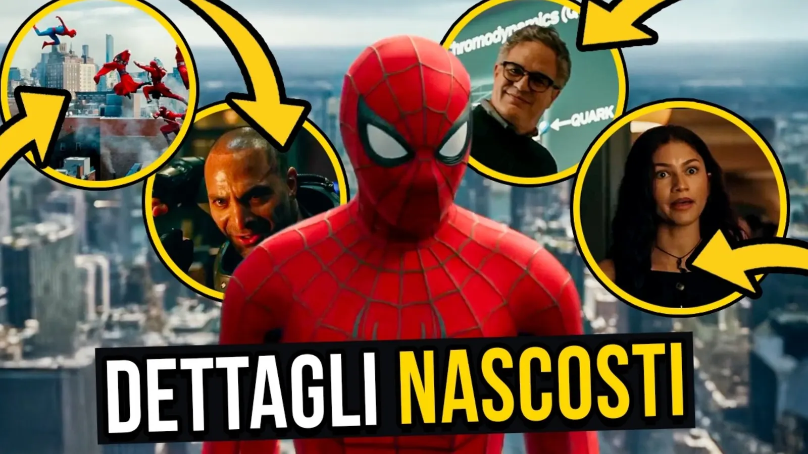 Thumbnail di un video sui dettagli nascosti del trailer di Spider-Man